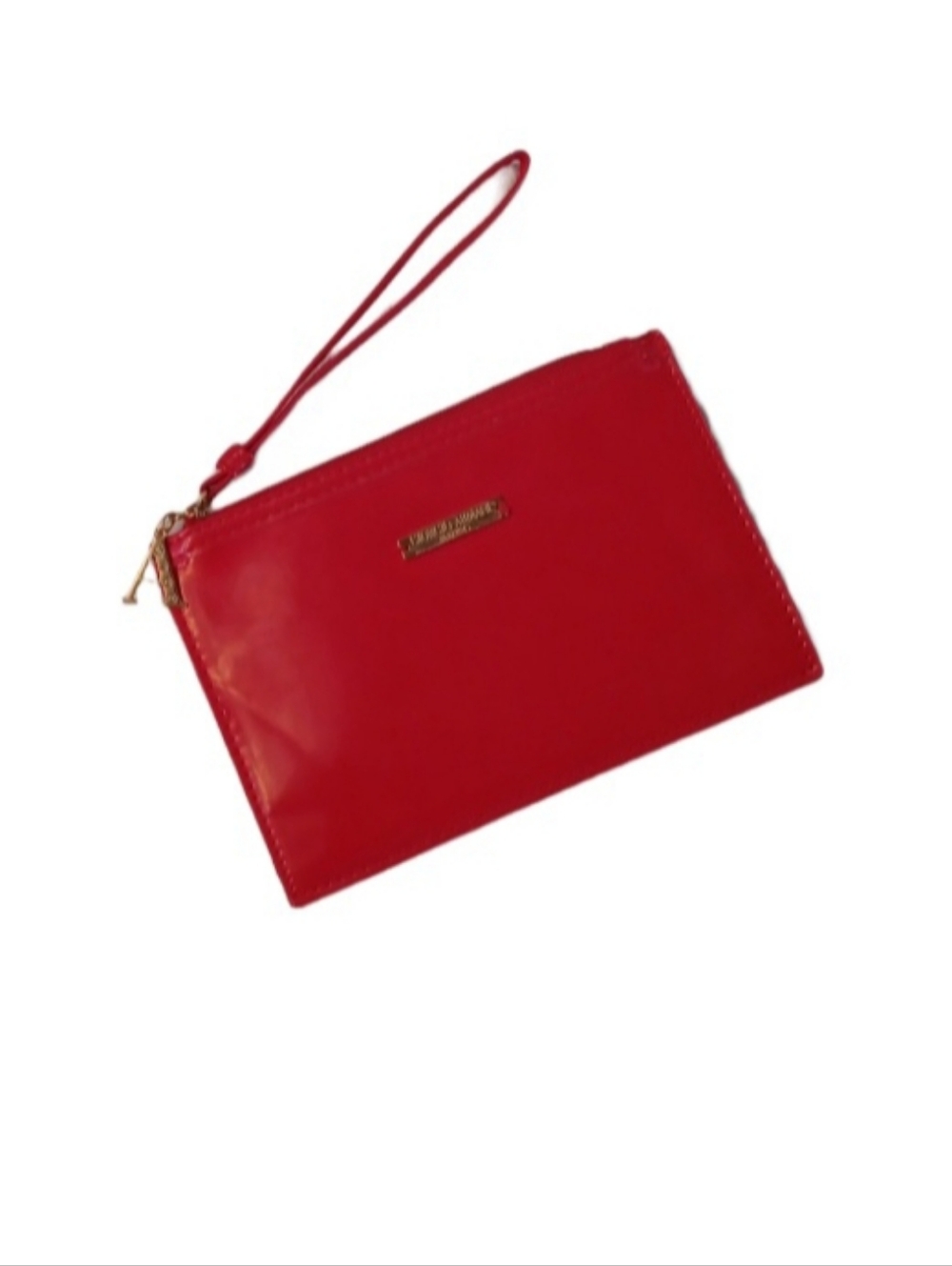 Giorgio Armani Parfums Red Makeup Bag Wristlet | NWOT